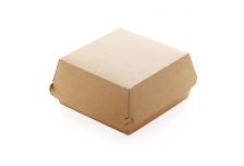 Коробка для бургера крафт M 110*110*60 200/400 ПАКТОН