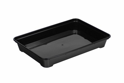 Суши контейнер ПП чёрный дно /176*121*26/ ВЗЛП (450шт) 24771