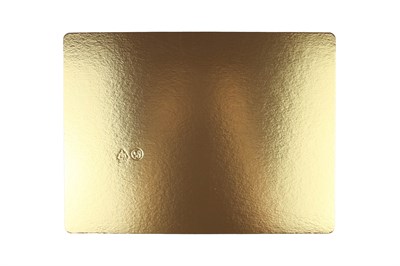 Подложка картонная 2,5мм 400х500мм зол/бел ФИН (10шт) 23264