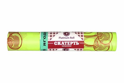 Скатерти 110х180  PR Ягодки салатовые 5шт/рул (20рул) 23724