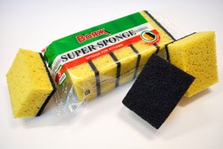 Губка для посуды Вояж "SUPER" (супер) 5шт /90*63*33/ 1/50 в уп НФ-00015188