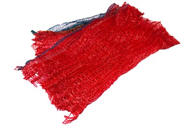 Сетка-мешок с завязками  25х39, до 5 кг, красная (3000шт) 8881