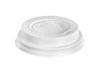 Крышка для стак. Экопак д.62мм (0,100л)  белая (20уп х100шт) (2000шт) 12194