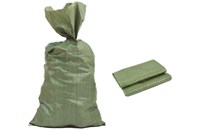 Мешки 55х95 для строит мусора ПП (Зелёные) 120л 10 шт.  (25) (цена за 10 шт) 9324
