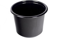 Контейнер круглый герметичный Д-Полимер 0,500л d-115 /10уп*50шт/ (500шт) черный 18620