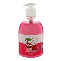 Крем-мыло Милана жидкое Спелая черешня 500 мл с дозатором 1/15 126400  НФ-00016497