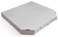 Короб для пиццы цельный гофрокартон  R350*350 БЕЛАЯ без печати 50 шт УП НФ-00016724