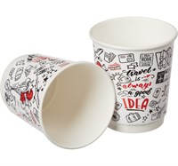 Бум стакан Saami(Саами) Тревел белый 2 сл 250 мл 24/600 НФ-00017102