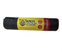 Пакет мусорный ARCH GROUP(АРЧ ГРУПП) 35 л 15 шт 20 мкм с завязками 1/25 НФ-00018512
