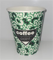 Бум стакан БК Кофе Поинт зеленый 350 мл (50/1000) НФ-00020343