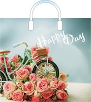 Пакет ПЭ с пластмассовыми ручками 38х34+3см (90) (Счастливый день) Артпласт (х10/150) ВИЛСОН НФ-00022177