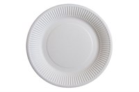 Тарелка картонная д.230 круглая белая /14уп * 50шт/ (700шт) 22142