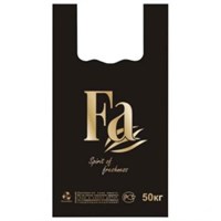 Пакет майка "Фа" ЧЕРНЫЙ 30 х 55 7 гр /40 уп х 50 шт/ (2000) НФ-00000986