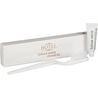 Саше зубной набор в картоне, зубная паста 4г, серия Hotel colleсtion(200шт) 19518