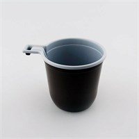 Чашка кофейная с ручкой бел.- корич.200мл Упакс - Юнити /20уп*50шт/ (1000шт) ЛП НФ-00016896