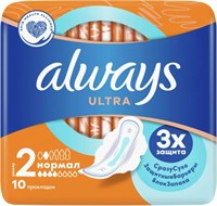 Прокладки женск. гигиен. P&amp;G Олвейс ULTRA нормал 10 шт 4 капли НФ-00020249