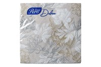 Салфетки 33х33 3-слойн. (GrandPero Deluxe) 20 л/12уп Сонет 21466