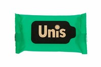 Салфетки влажные Unis (15шт) Perfume Green (108уп) 24234