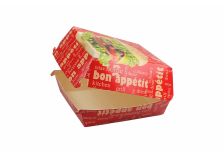 Фастфуд короб гамбургер М 102*102*65 Bon appetit (КБ) /9уп*50шт/ (450 шт)