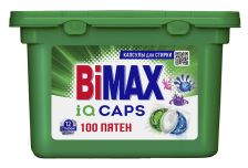 БХ Капсулы для стирки BiMAX 100 пятен,12 шт (4 шт/кор)  Нэфис