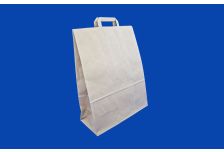 Пакет крафт с плоской ручкой б/п, 350х150х450 (250шт)