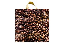 Пакет петля  Серикоф 34х37 Кофе/16уп х 25шт/ ПВД 95мкм (400шт) петля