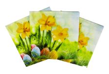 Салфетки 33х33 3- слойн. (МАРИО) 20л/20уп Нарциссы