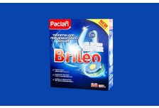 Брилио таблетки для посуд. машин, Silver,  28шт (7уп/кор)