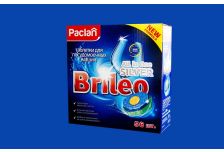 Брилио таблетки для посуд. машин Silver,  56шт  (5уп/кор)