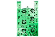 Пакет Майка Мега 37х62 Звезда зеленая /20уп х 50шт/ 30кг  11гр  (1000шт)