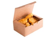 ОСК/OSQ контейнер под нагетсы Eco Fast Food S Pure Kraft 115х75х45 (300шт)