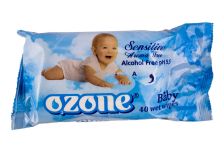 Салфетки влажные Озон/Дисконт (40шт) Витамин Е / календула (30уп)