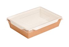 ДоЭко салатник с прозр крышкой OpSalad 1000 ламинация 220х160х55 (50/150шт)