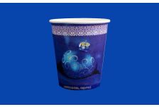 НГ стакан бумажный 0,250л диам 80мм Marin ШАР (1000шт)