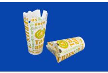 Короб бумажный под  СНЕКИ Bon Appetit    /d1-90,d2-62,h-162/   РМП   630мл   (700шт)