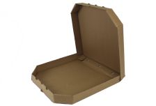 Короб под пиццу  цельный гофрокартон плотный Б 300х300 бурый (100шт)