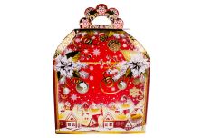 Подарочная упаковка 1200г НГ  ЗОЛОТАЯ МЕТЕЛЬ (200шт)