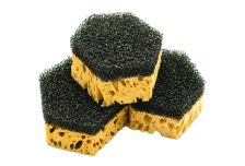 Губка кух. А-3 Для тефлона (вакуум) 3шт  (50 уп)