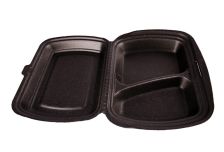 Ланч бокс LB-2 ЧЕРНЫЙ   /250*195*68/   Мегапласт   (100шт)