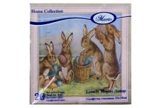 Салфетки 33х33 3- слойн. (МАРИО) 20л/20уп Четыре зайца