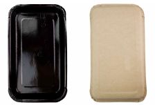 ОСК лоток PLATTER 400 ЧЕРНЫЙ 220х140х20 (850шт)