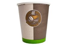 Бум стакан ИнтроПластик 0,250л диам 80мм ГН Coffee to go  /20уп * 50шт/ (1000шт)