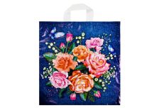 Пакет петля  Интерпак 40х42 Бутоньерка /20уп х 25шт/ ПВД 48мкм (500шт)