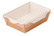 ДоЭко салатник с прозр крышкой OpSalad  400 ламинация 145(120)х95(85)х45 (400шт)