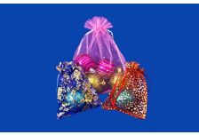 мешочек для подарков Органза 12х15 (3000шт/50шт) 10 микс B33