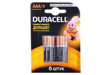 Батарейка DURACELL ААА/LR03 B2 2х6шт (120шт)