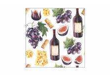 Салфетки 33х33 3-слойн. (PERO Prestige) 20л/12уп Шато