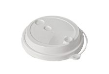 Крышка для стак. Покров д.90мм  (0,300-0,500л)белая (20уп х50шт)  (1000шт)