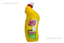 Ср-во для туалета БЛИЦ гель Туалетный двойной эффект 750мл (16шт/кор) Домбытхим