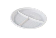 Тарелка  д 205 3-х секц. Пласт Индустрия /18уп * 100шт/ (1800 шт)